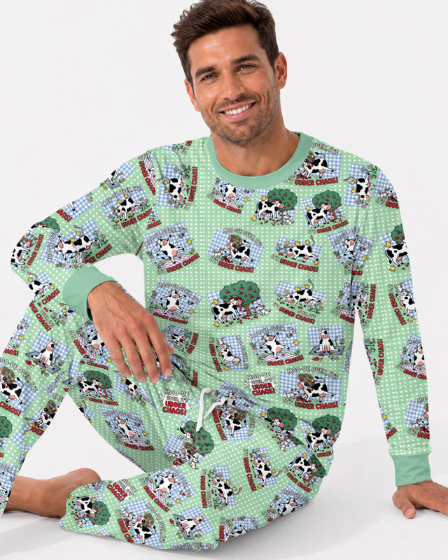 Udder Chaos Bamboo Men Pajama Set