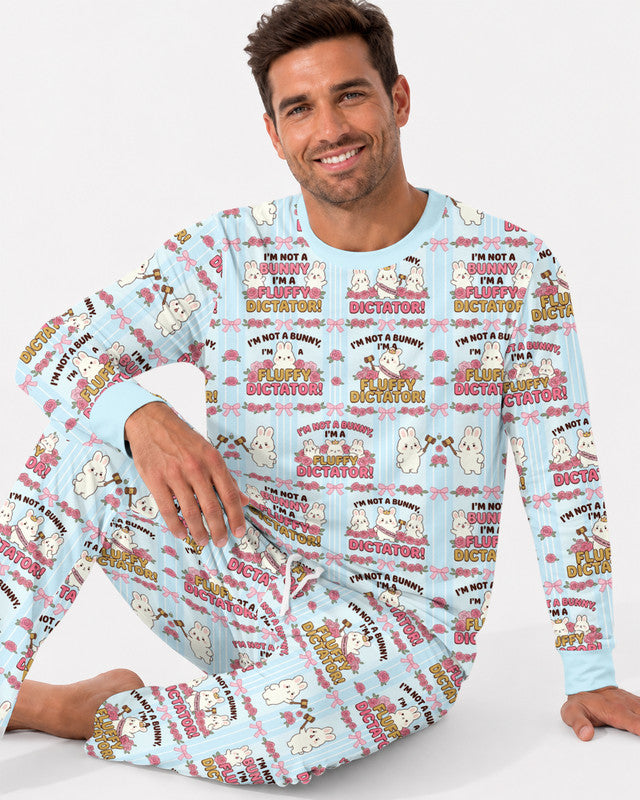 Bossy Bunny Bamboo Men Pajama Set
