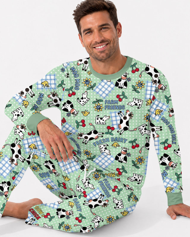 Moo Moo Chick Bamboo Men Pajama Set