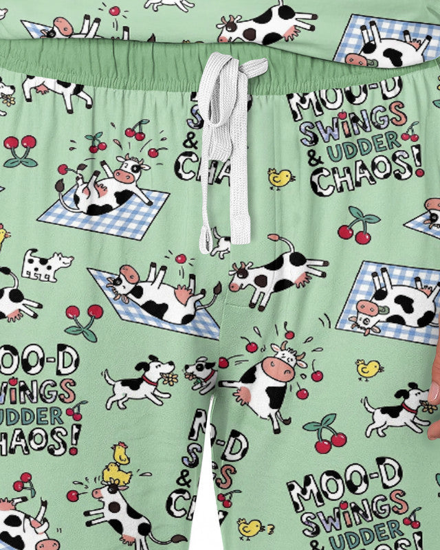 The Udderly Secret Journal Bamboo Men Pajama Set