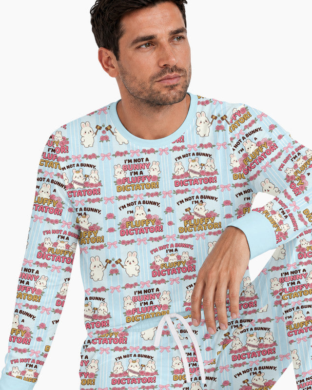 Bossy Bunny Bamboo Men Pajama Set