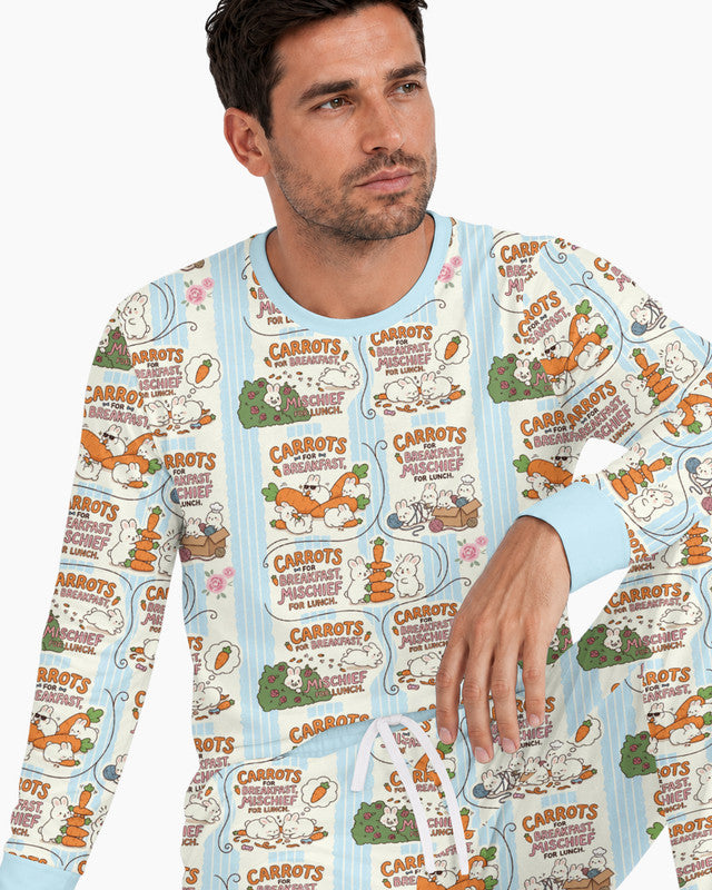 Little Troublemakers Bamboo Men Pajama Set