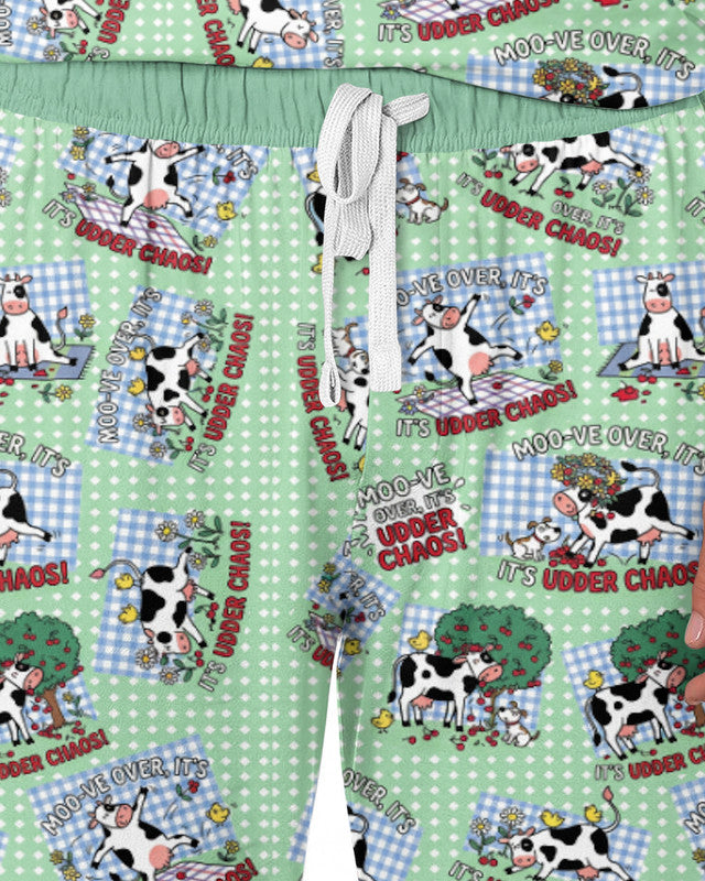 Udder Chaos Bamboo Men Pajama Set