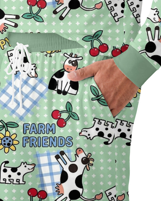 Moo Moo Chick Bamboo Men Pajama Set
