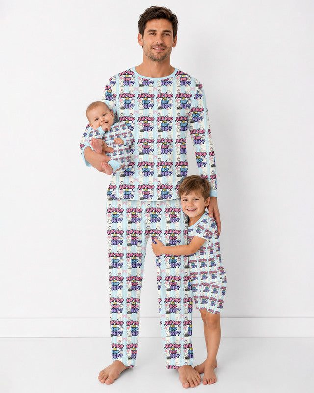 Boombox Bunny Bamboo Men Pajama Set