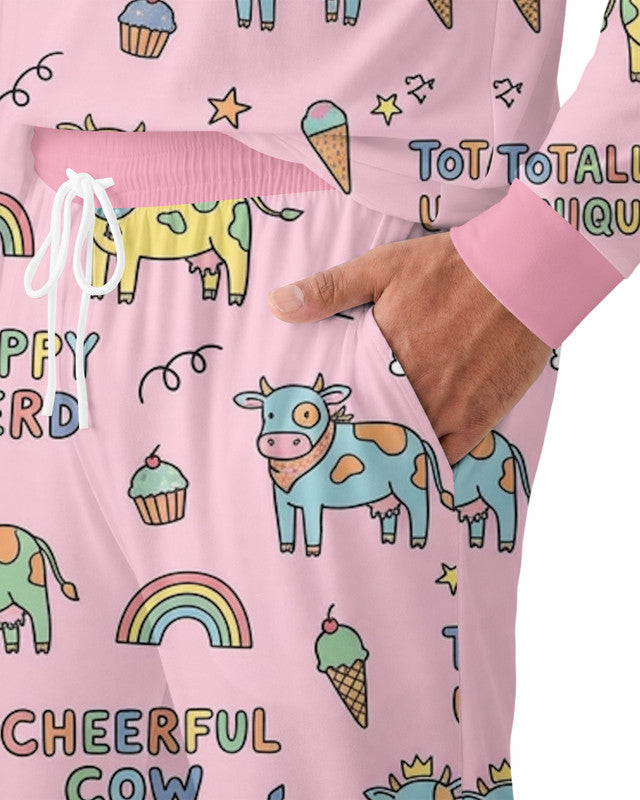 Not Your Ordinary Cow Bamboo Men Pajama Set