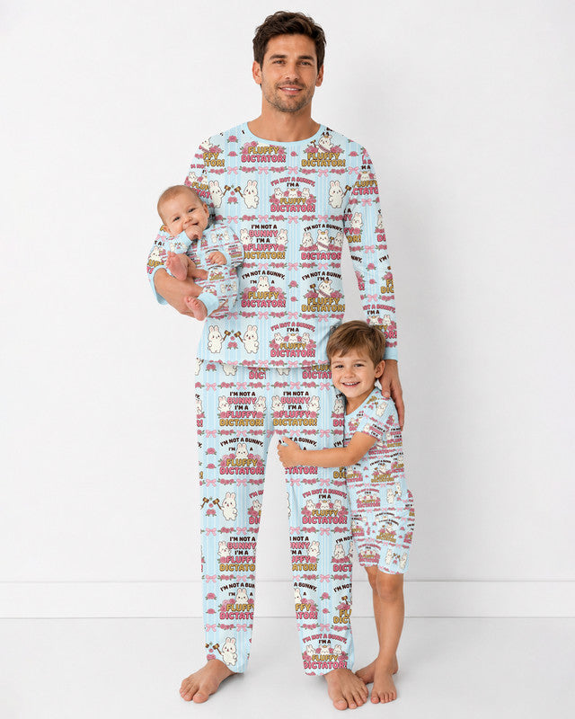 Bossy Bunny Bamboo Men Pajama Set