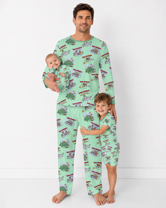 Mission Im-moo-sible Bamboo Men Pajama Set