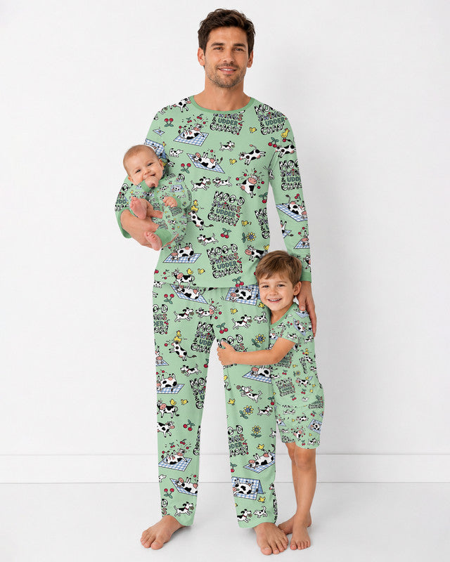 The Udderly Secret Journal Bamboo Men Pajama Set