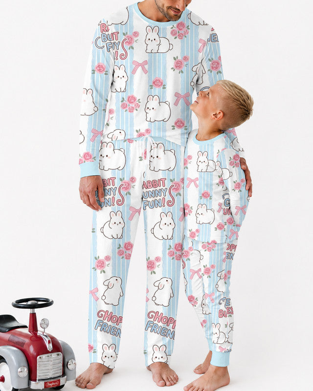 Hoppy Friends Bamboo Men Pajama Set