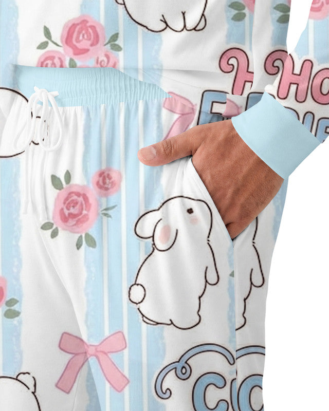 Hoppy Friends Bamboo Men Pajama Set