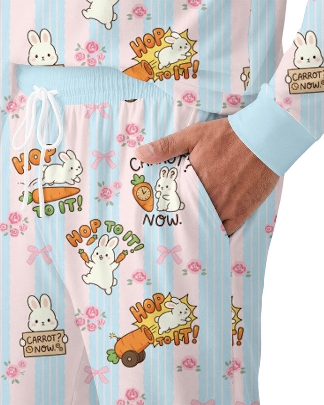 Carrot Rush Bamboo Men Pajama Set