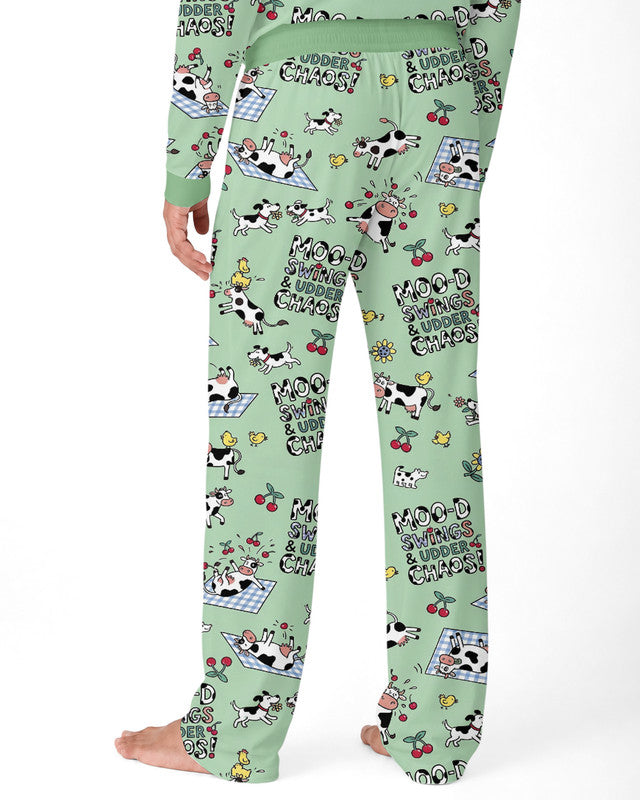 The Udderly Secret Journal Bamboo Men Pajama Set