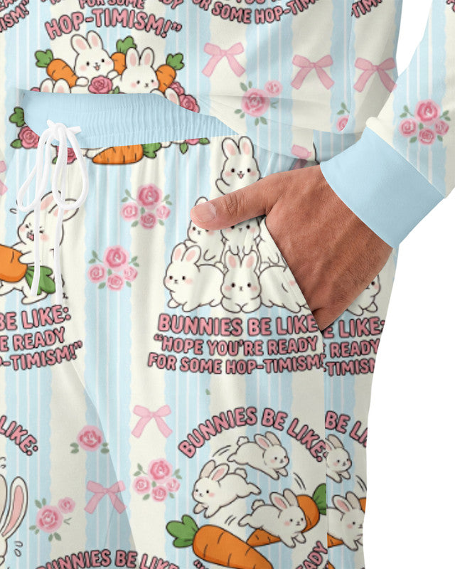 Hop-timism Bamboo Men Pajama Set