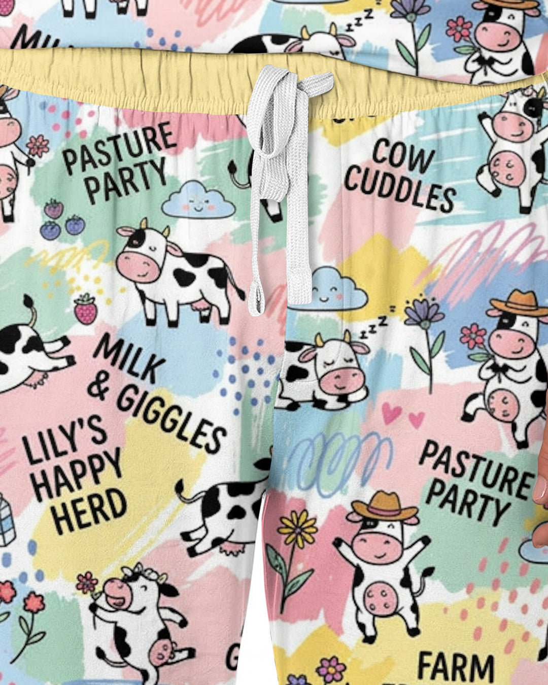 Custom Name Can’t Keep Us In The Barn Bamboo Men Pajama Set