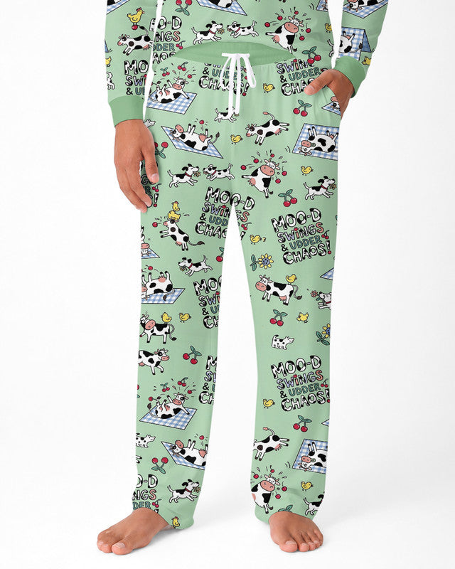 The Udderly Secret Journal Bamboo Men Pajama Set