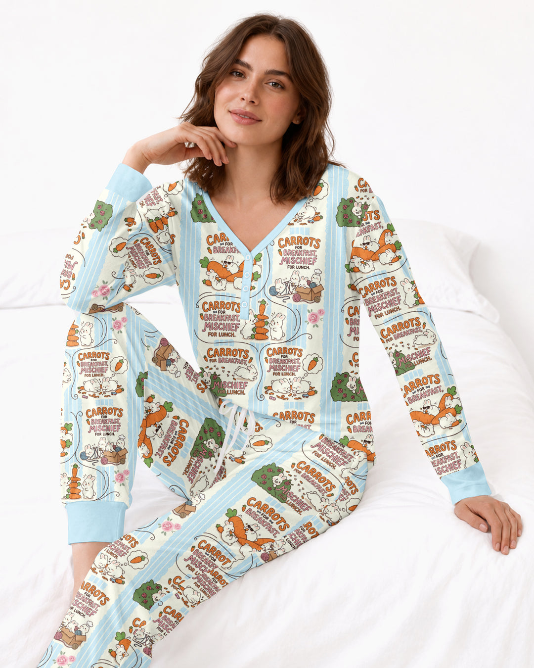 Little Troublemakers Bamboo Women Pajama Set