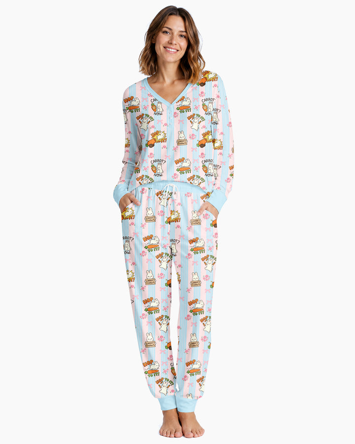 Carrot Rush Bamboo Women Pajama Set
