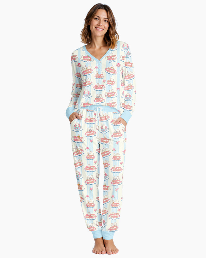 Hoppy Hour Bamboo Women Pajama Set