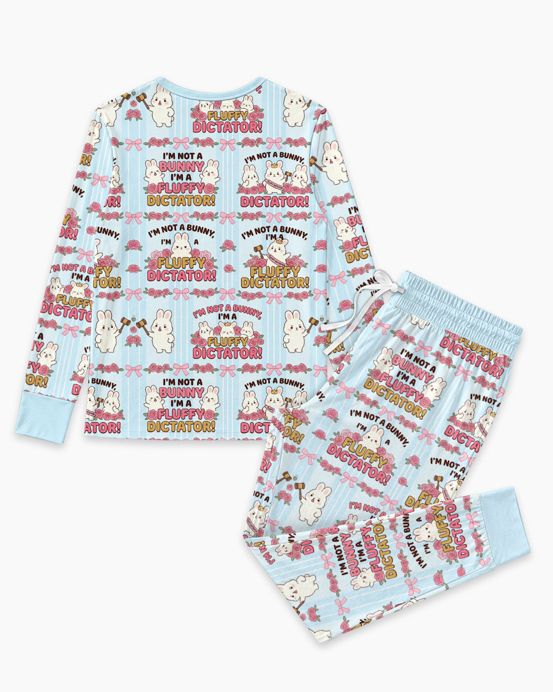 Bossy Bunny Bamboo Women Pajama Set