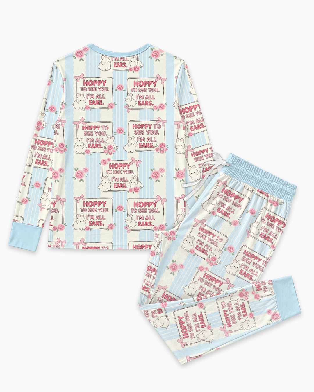 Hoppy To See You Bamboo Women Pajama Set