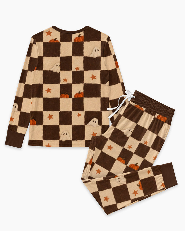Spooky Hide And Seek Bamboo Women Pajama Set