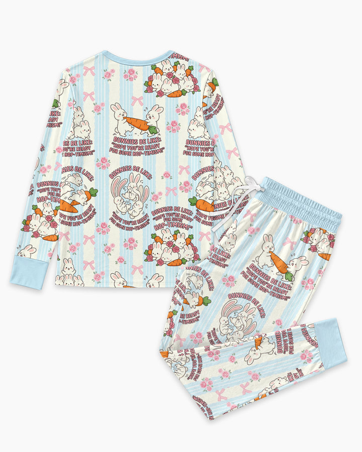Hop-timism Bamboo Women Pajama Set