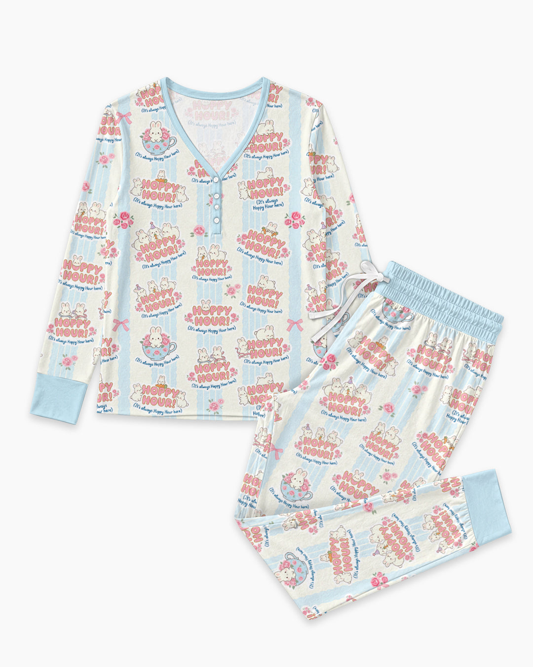 Hoppy Hour Bamboo Women Pajama Set