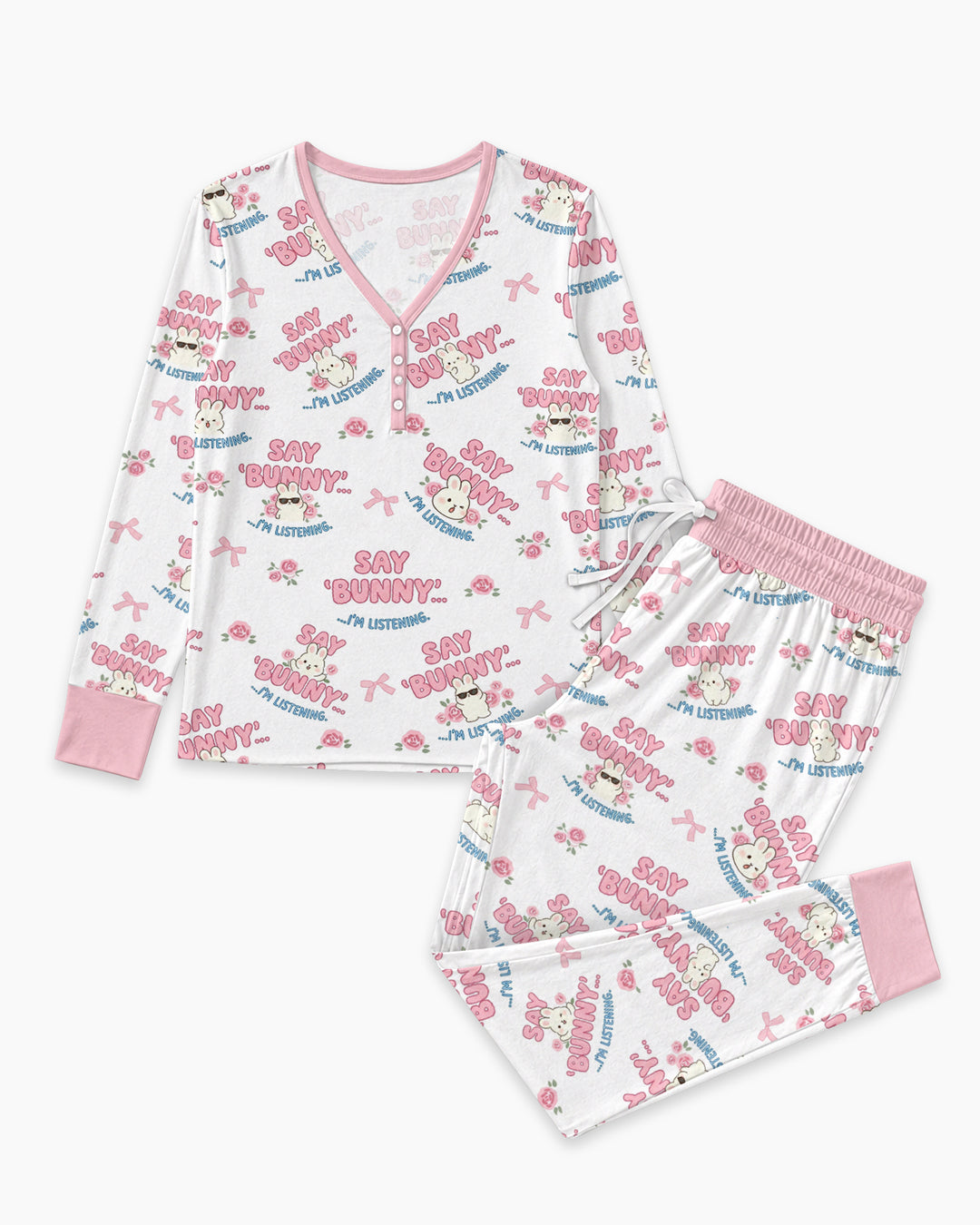 Bunny Radio Bamboo Women Pajama Set