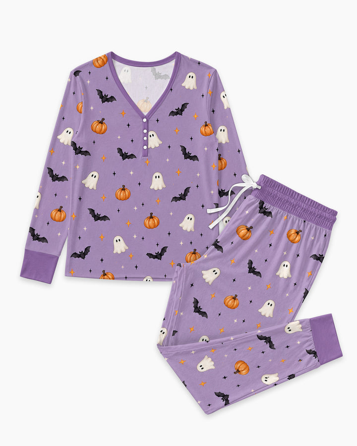The Purple Flying Circus Bamboo Women Pajama Set