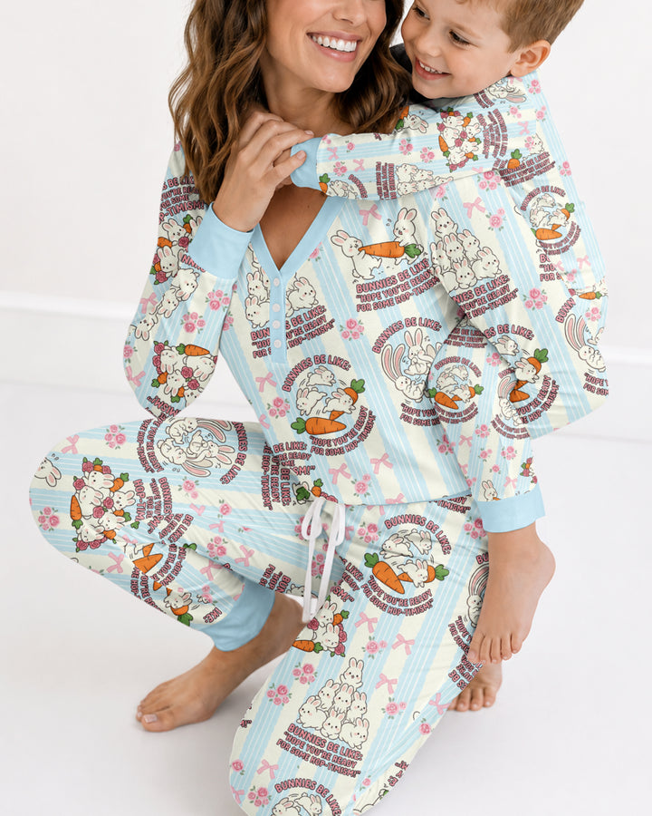 Hop-timism Bamboo Women Pajama Set
