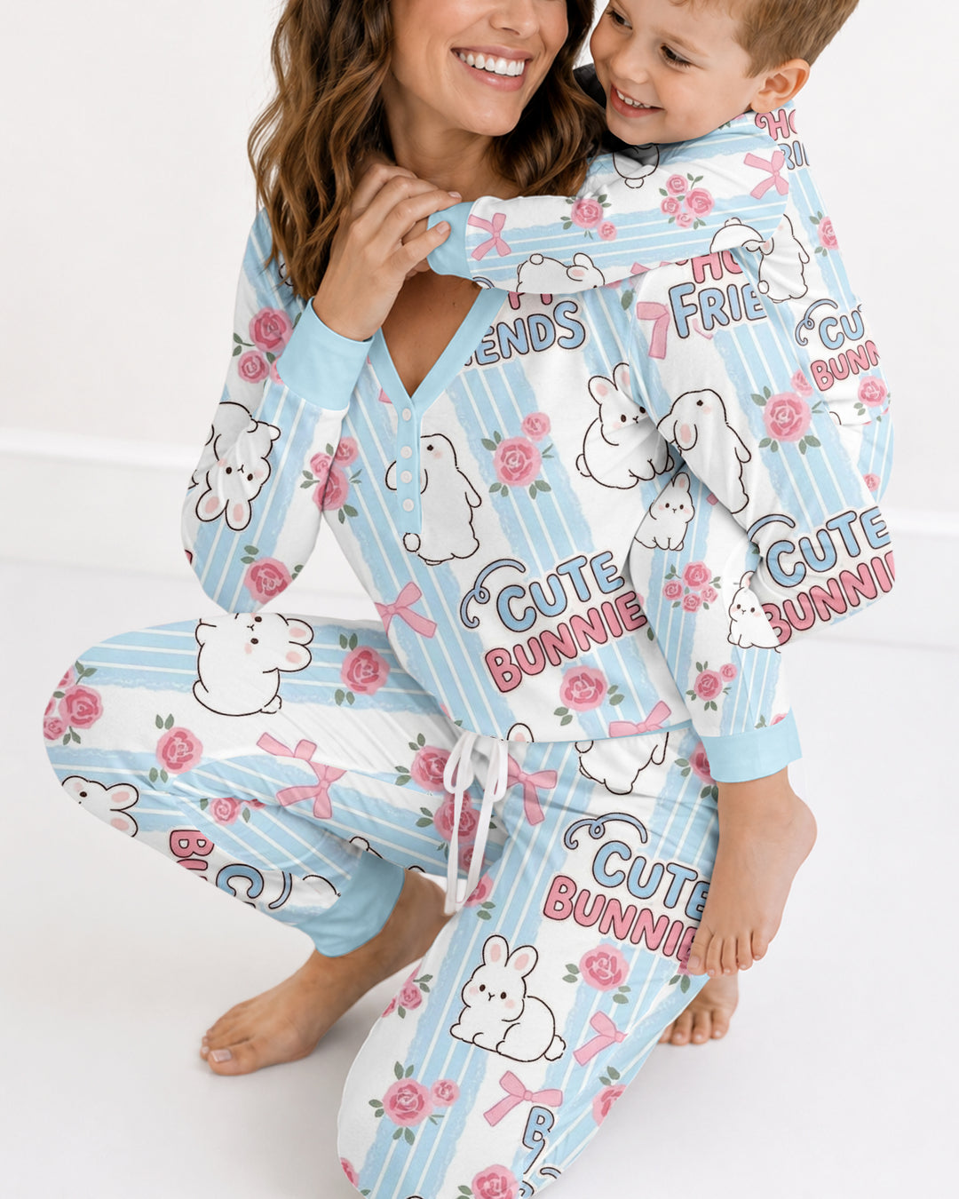 Hoppy Friends Bamboo Women Pajama Set