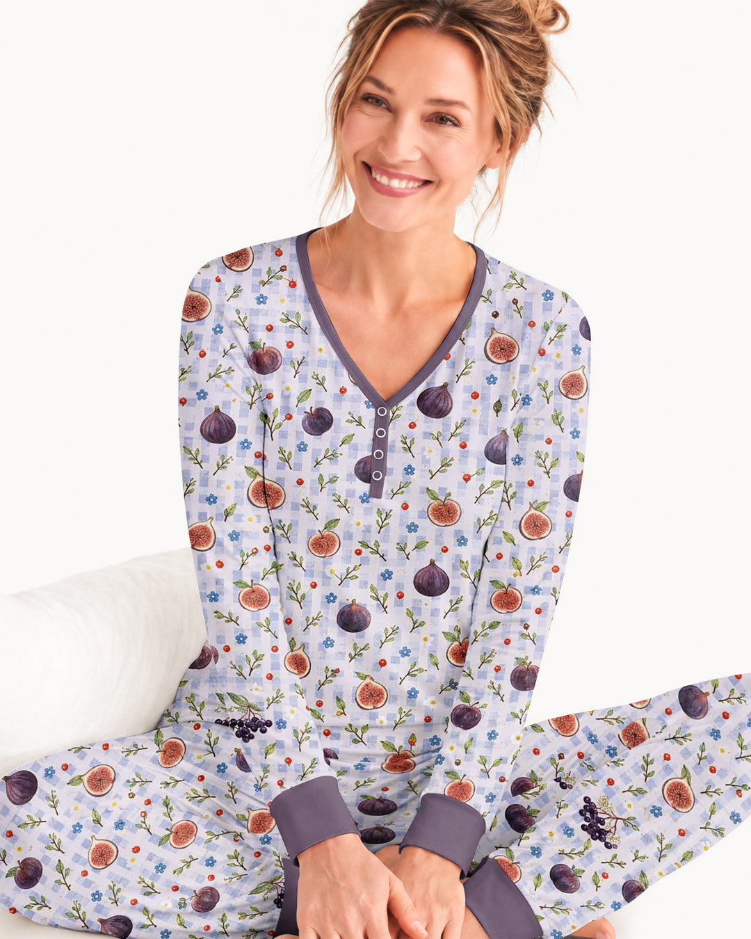 Cottage Sweet Fig Bamboo Women Pajama Set
