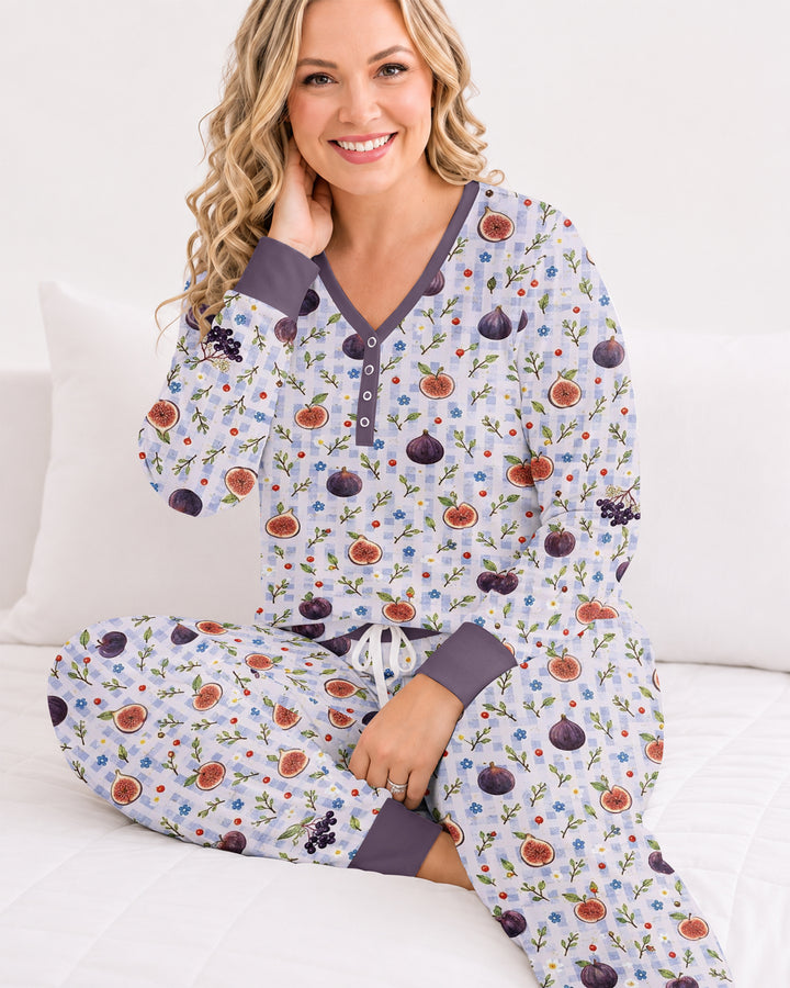Cottage Sweet Fig Bamboo Women Pajama Set