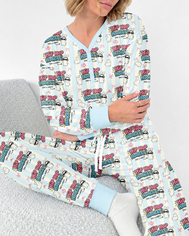 Hip Hop Bunny Bamboo Women Pajama Set