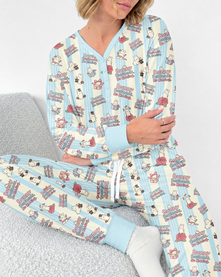 Boss Bunny Bamboo Women Pajama Set