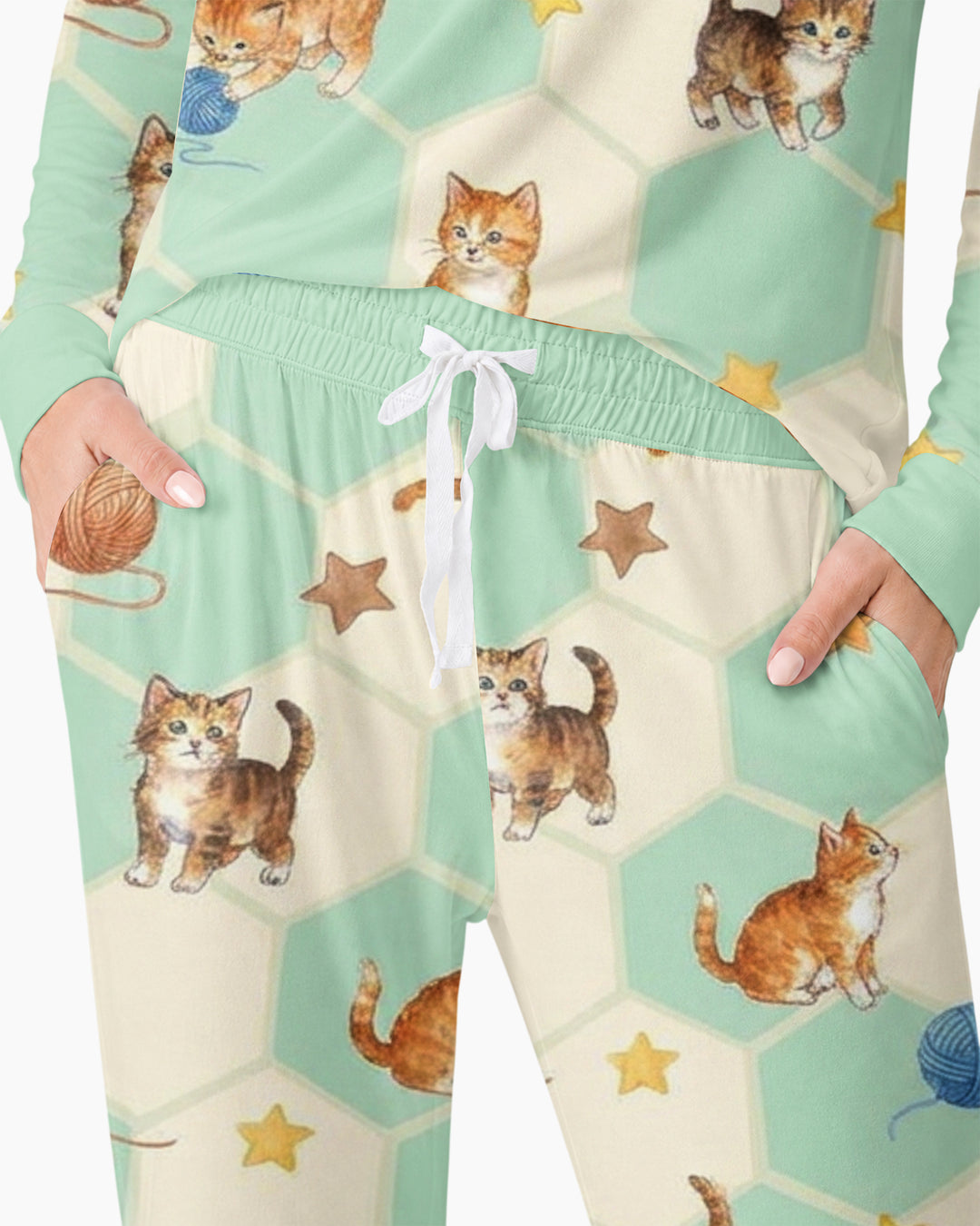 Guess Who Found The Yarn Bamboo Women Pajama Set
