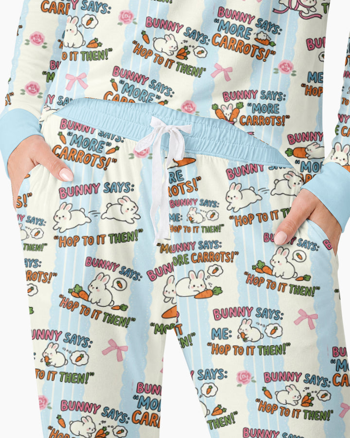 Hop To It Bamboo Women Pajama Set