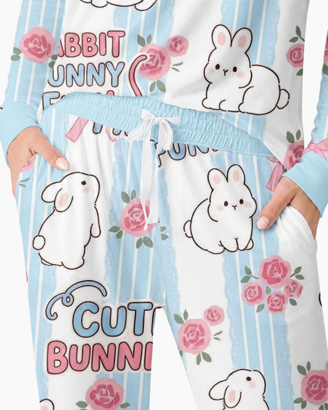 Hoppy Friends Bamboo Women Pajama Set