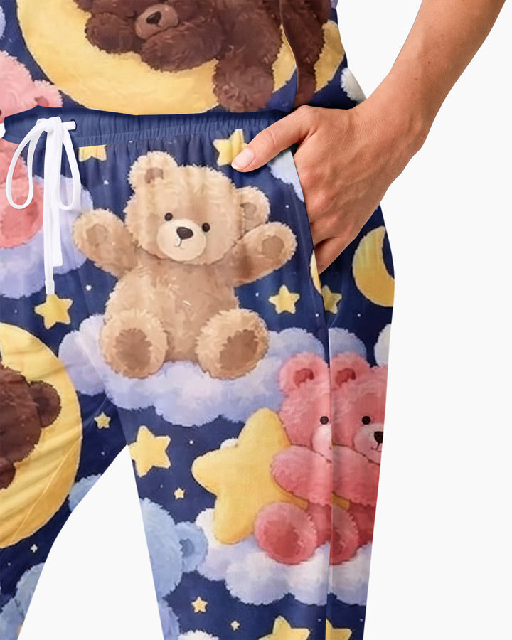 No Gravity Teddy Snooze Bamboo Women Pajama Set