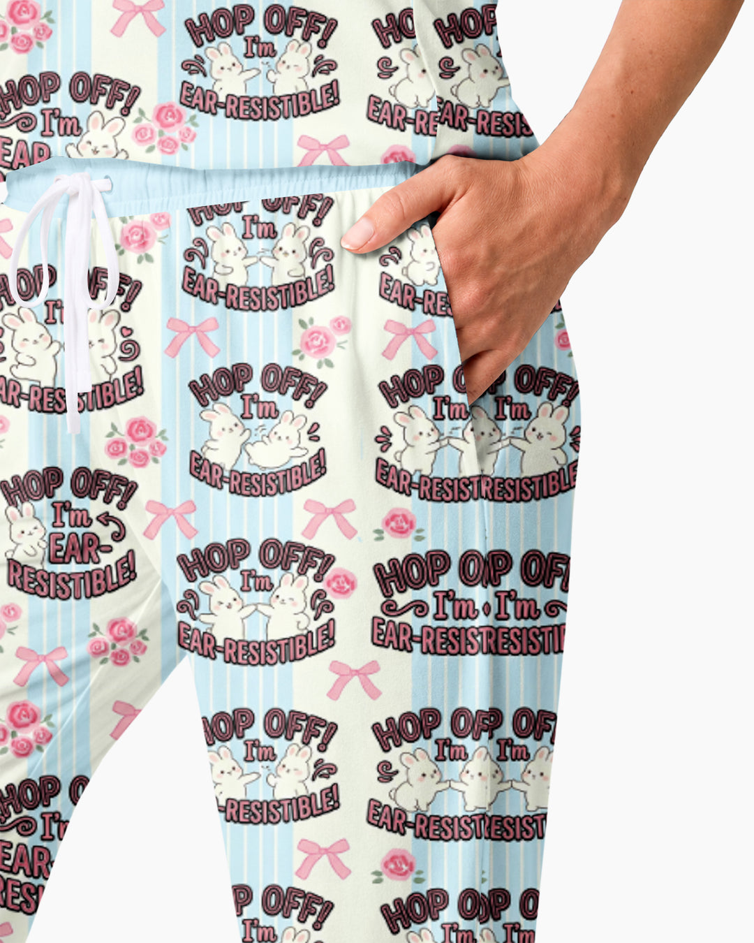 Bunny Besties Bamboo Women Pajama Set