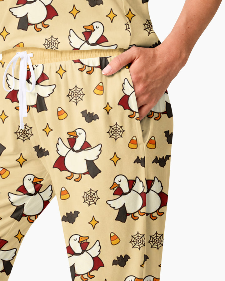 Count Duckula Candy Rush Bamboo Women Pajama Set