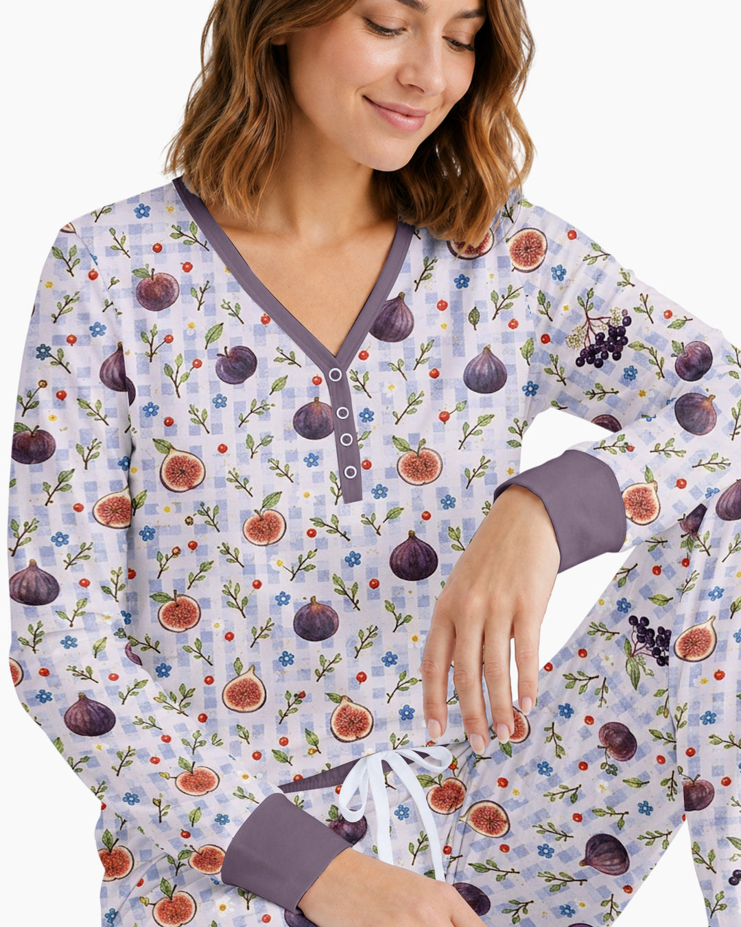 Cottage Sweet Fig Bamboo Women Pajama Set