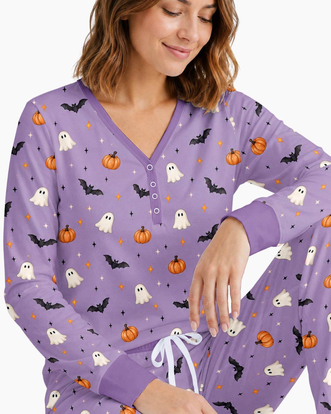 The Purple Flying Circus Bamboo Women Pajama Set