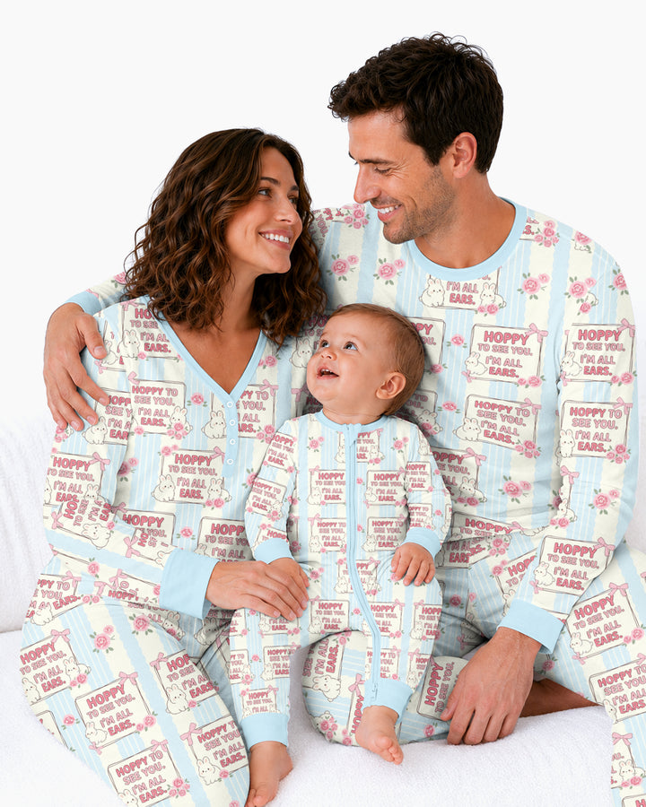 Hoppy To See You Bamboo Women Pajama Set