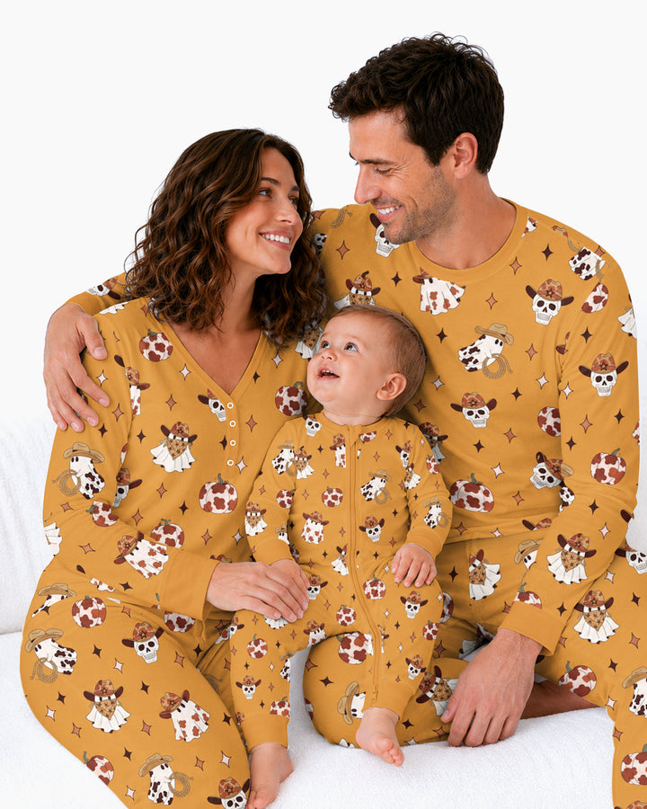 Howdy Spooky Cowboy Bamboo Women Pajama Set