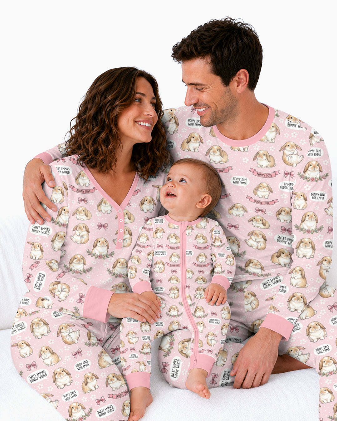 Sweet Bunny Worlds Bamboo Women Pajama Set