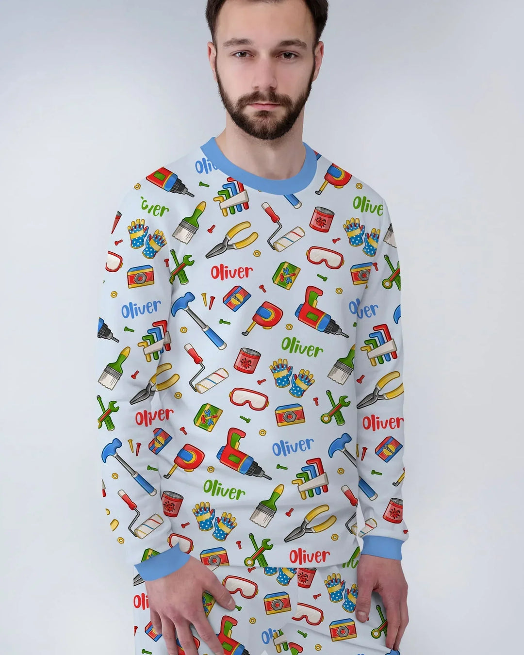 Vorlage Benutzerdefiniertes Herren-Pyjama-Set