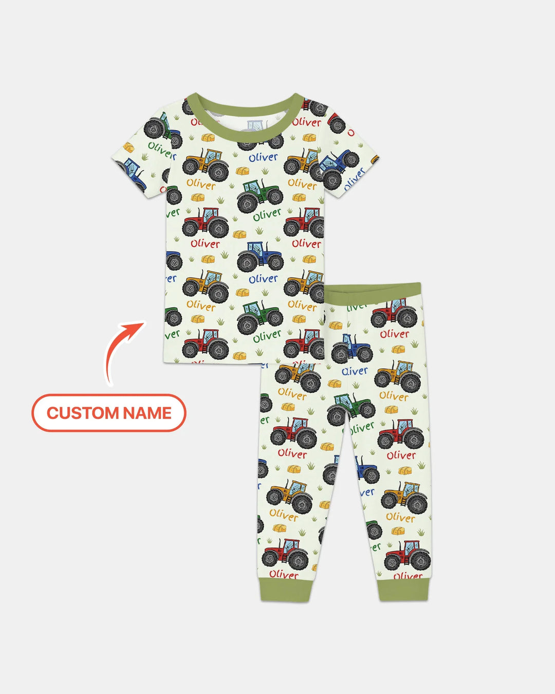 Zweiteiliges, kurzärmliges Pyjama-Set mit Marienkäfern