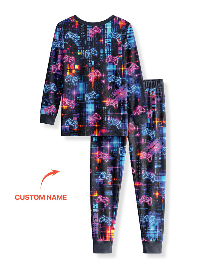 Game Mode On Bamboo Two Piece Long Sleeve Pajama Set